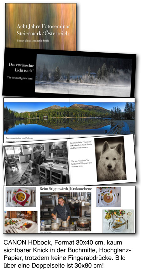 fotoGEN-PLUS-Leser finden acht Seiten über die HD-Bücher von CANON im fotoGEN Januar bis März.